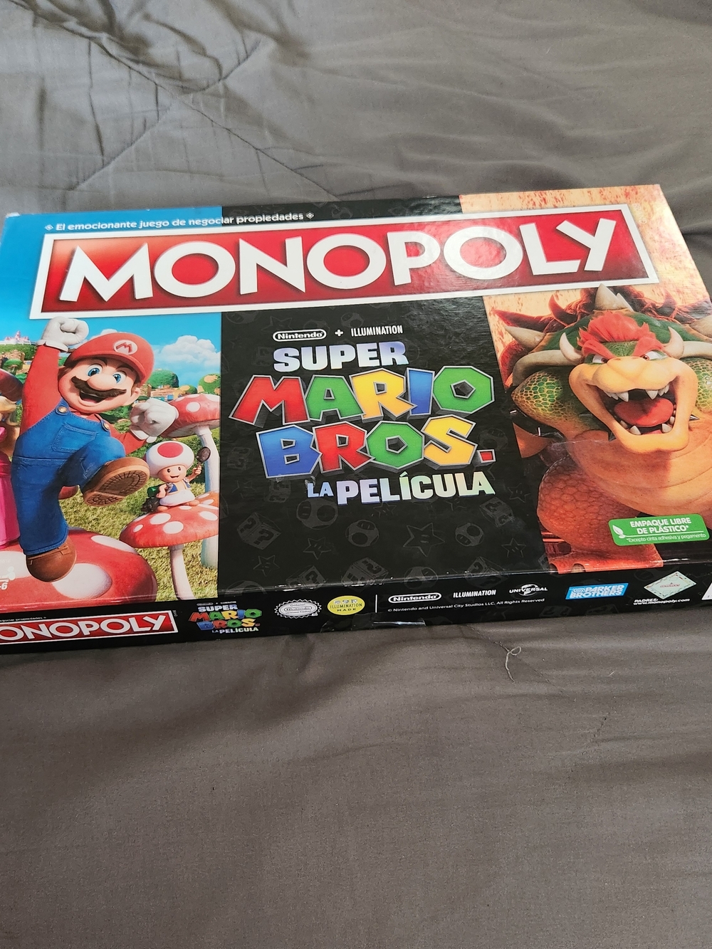 Monopoly Super Mario Bros. Movie Board Game In SPANISH